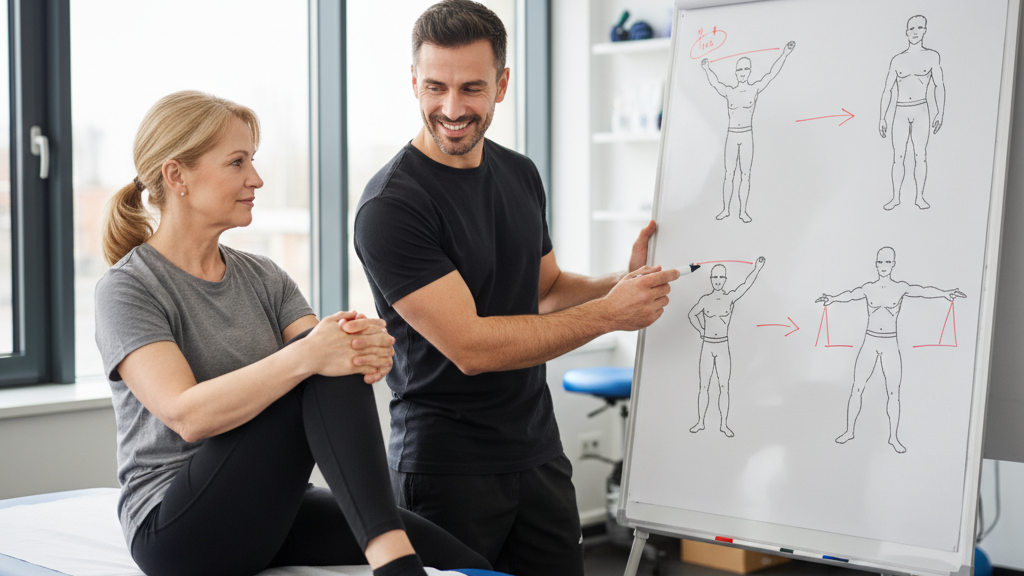 Fisioterapia Murcia - explicación de ejercicios