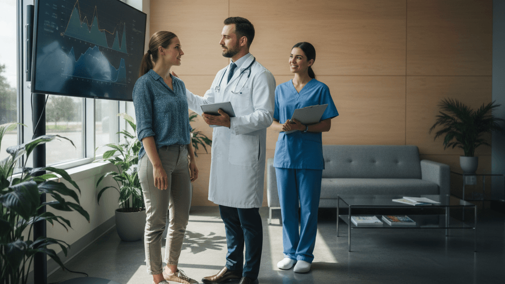 Evaluación inicial y autorización médica para entrenar sin dolor