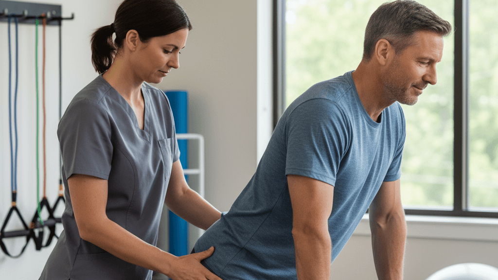 Imagen de técnicas de fisioterapia usadas en Murcia, como terapia manual, punción seca y electroterapia
