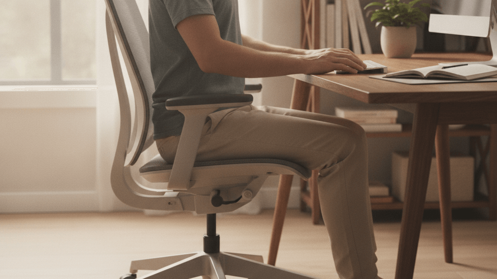 Ajustar la silla para evitar el dolor lumbar